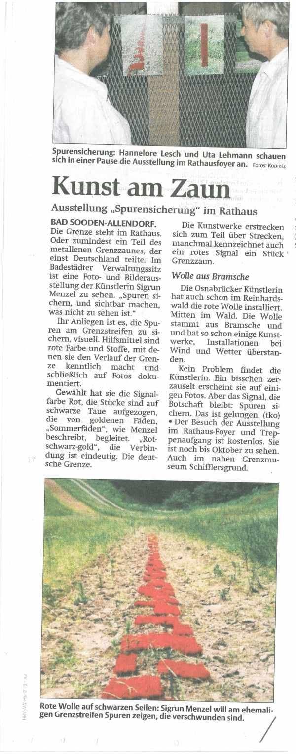 Presse Bad Sooden-Allendorf 2007